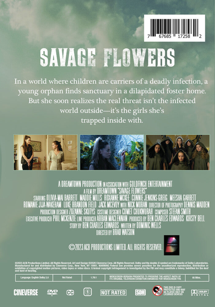 Savage Flowers - Back Panel - 