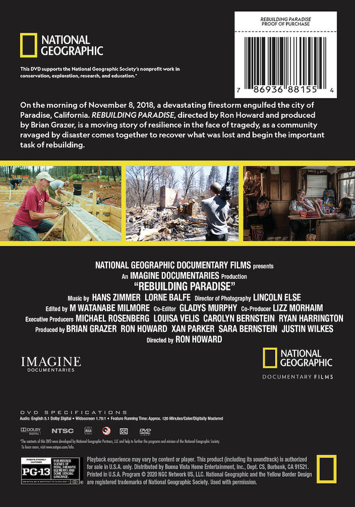 rebuilding paradise - Back Panel - DVD
