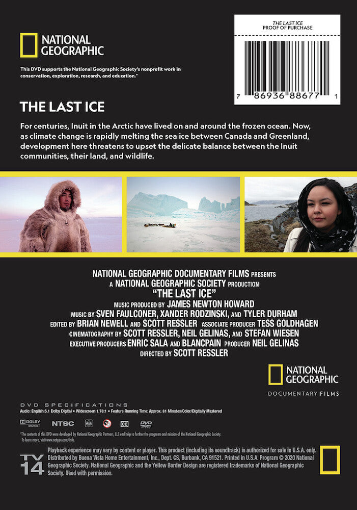 the last ice - Back Panel - DVD