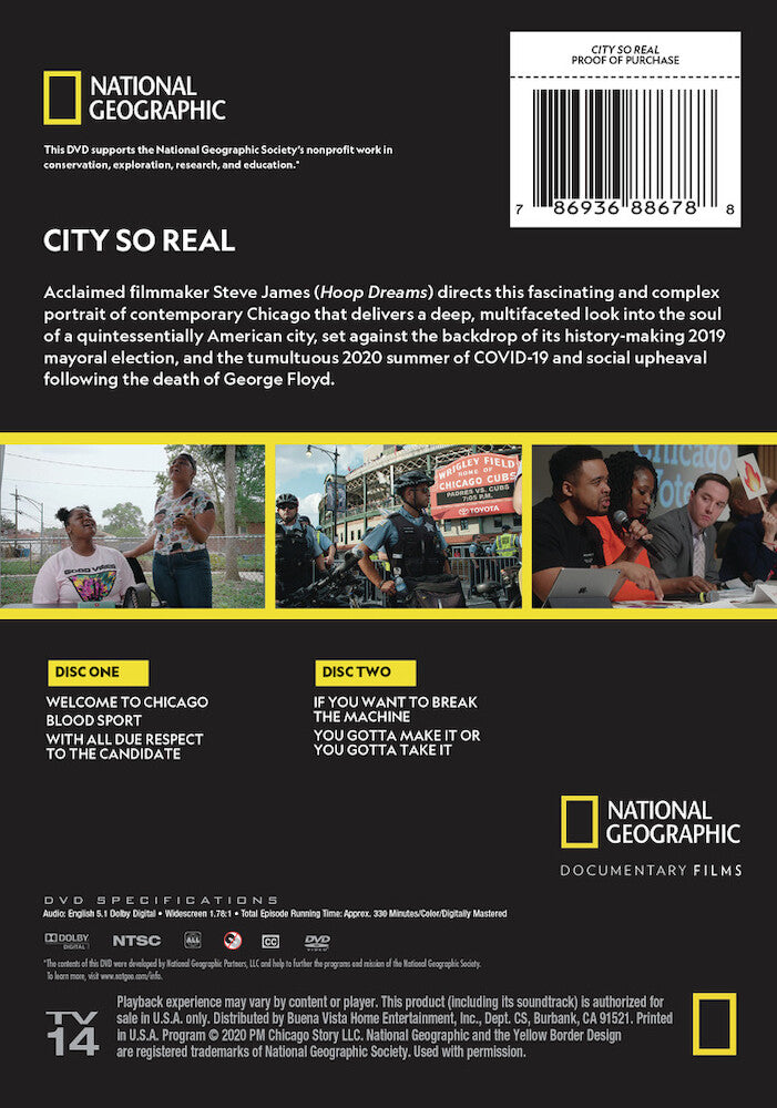 city so real - Back Panel - DVD