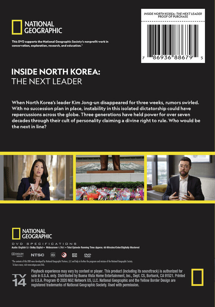 inside north korea: the next leader - Back Panel - DVD