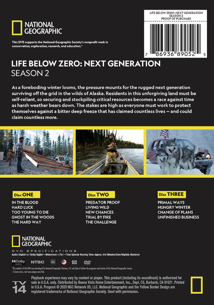 life below zero: next generation season 2 - Back Panel - DVD