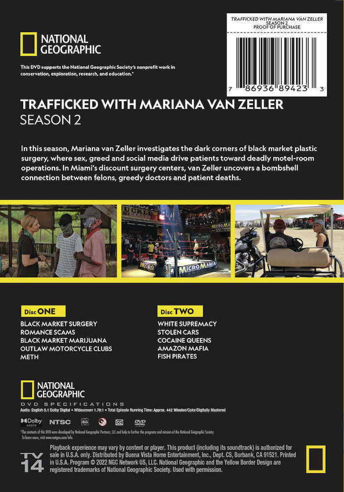 trafficked with mariana van zeller season 2 - Back Panel - DVD