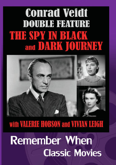 Conrad Veidt Double Feature - The Spy in Black & Dark Journey - 