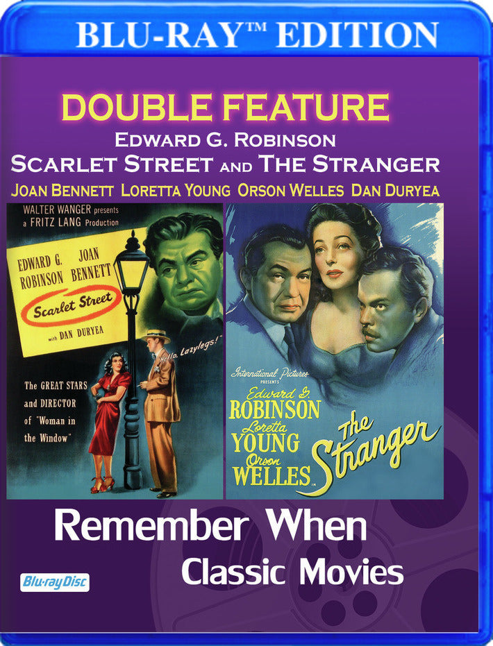 Double Feature - Edward G. Robinson in Scarlet Street & The Stranger - 