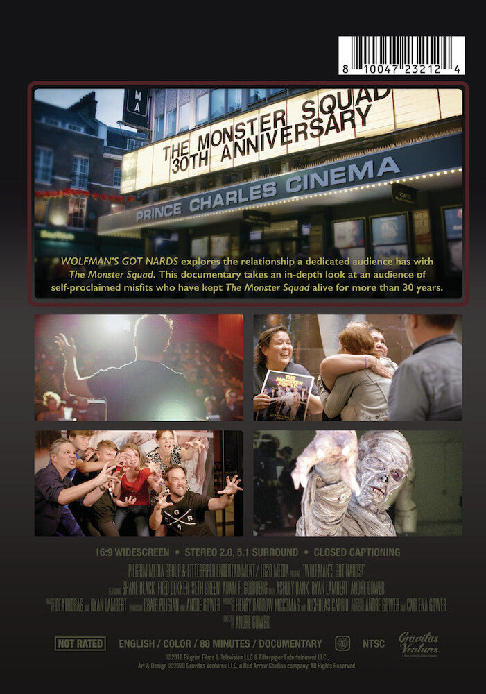 wolfman's got nards - Back Panel - DVD