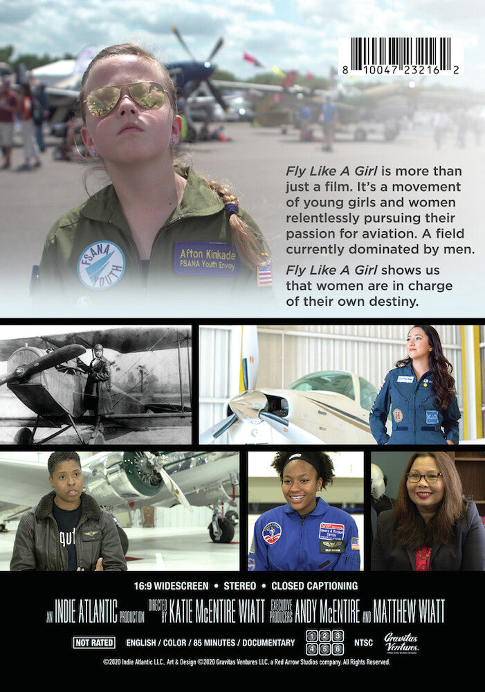 Fly Like a Girl - Back Panel - 