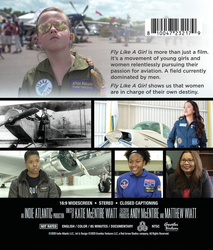 Fly Like a Girl - Back Panel - 