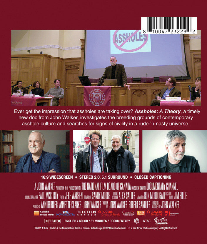 Assholes: A Theory - Back Panel - 