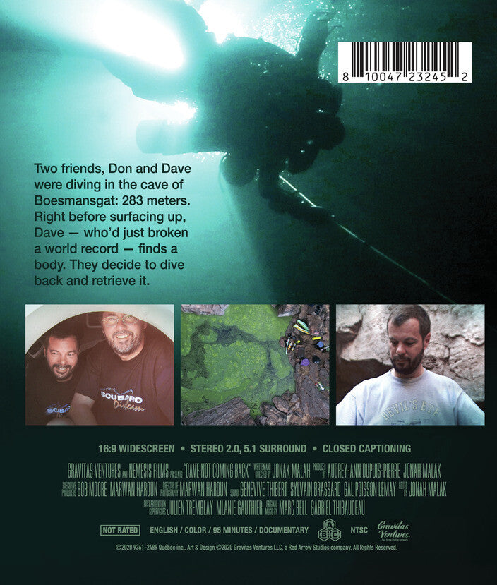 Dave Not Coming Back - Back Panel - 