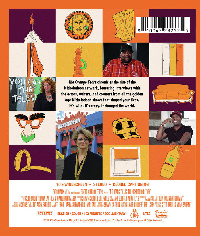 The Orange Years: The Nickelodeon Story - Back Panel - 