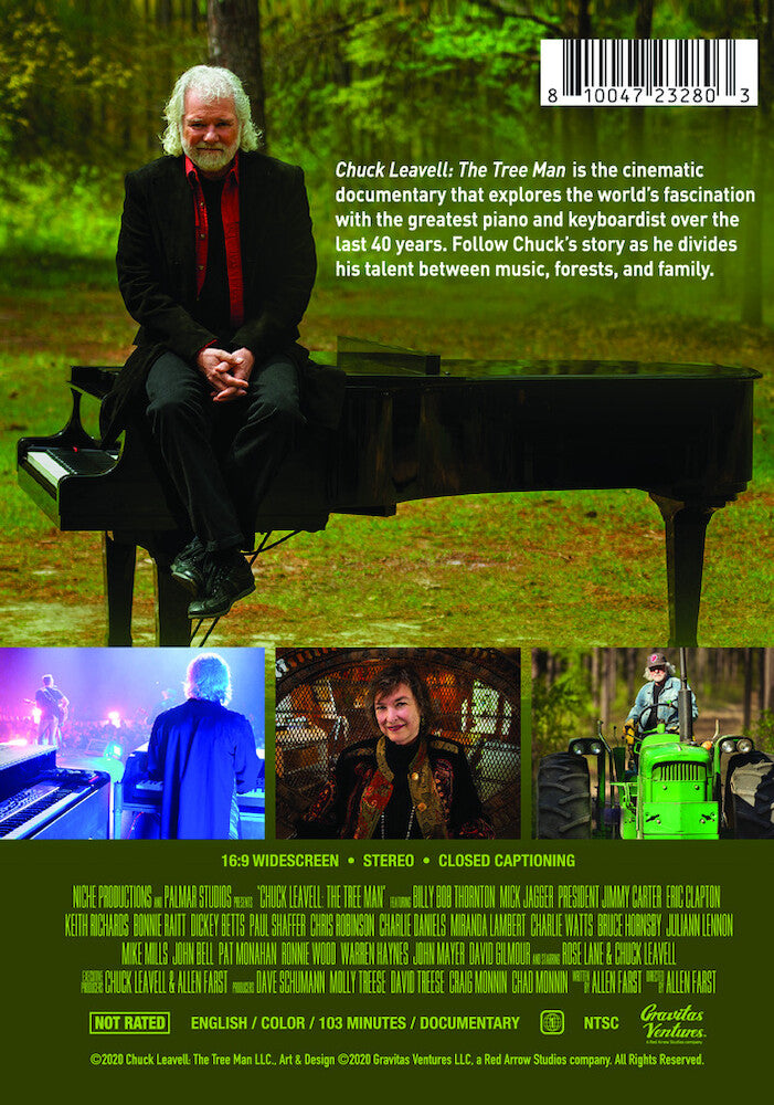 Chuck Leavell: The Tree Man - Back Panel - 