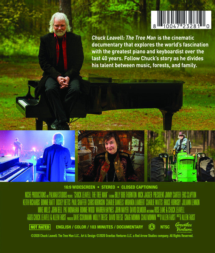 Chuck Leavell: The Tree Man - Back Panel - 