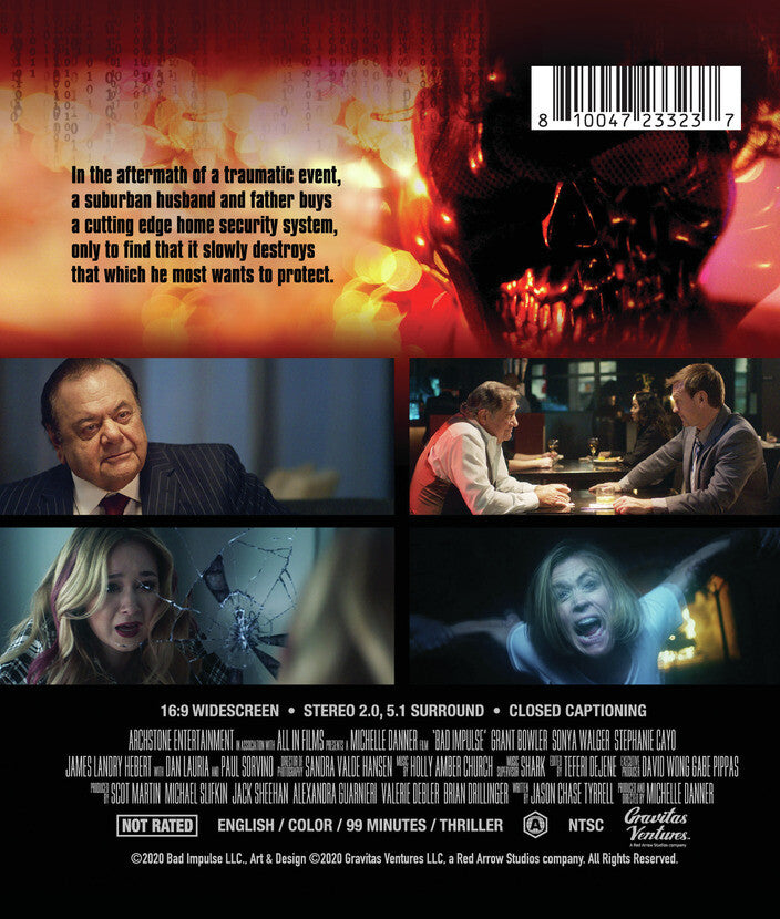 bad impulse - Back Panel - Blu-ray