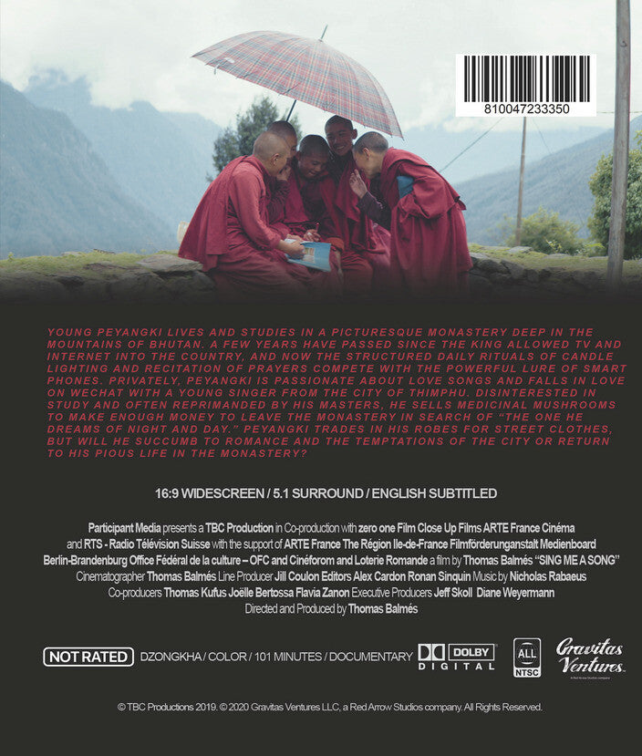 sing me a song - Back Panel - Blu-ray