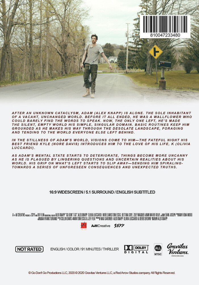go - don't go - Back Panel - DVD
