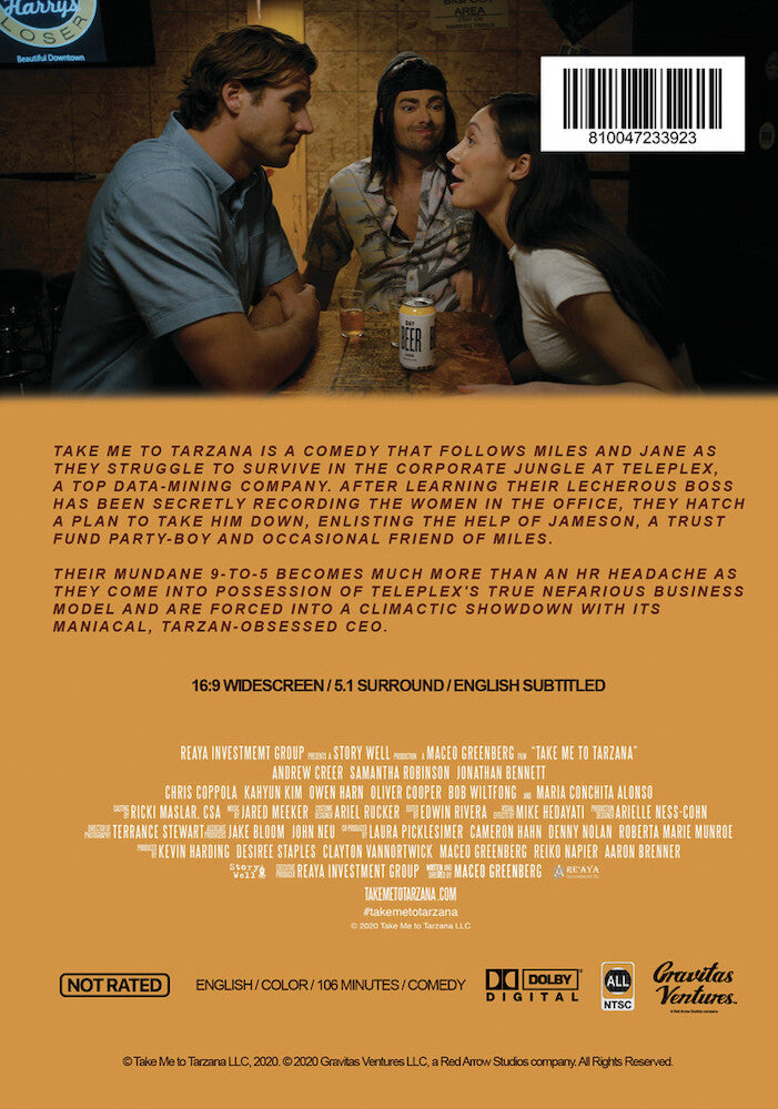 take me to tarzana - Back Panel - DVD