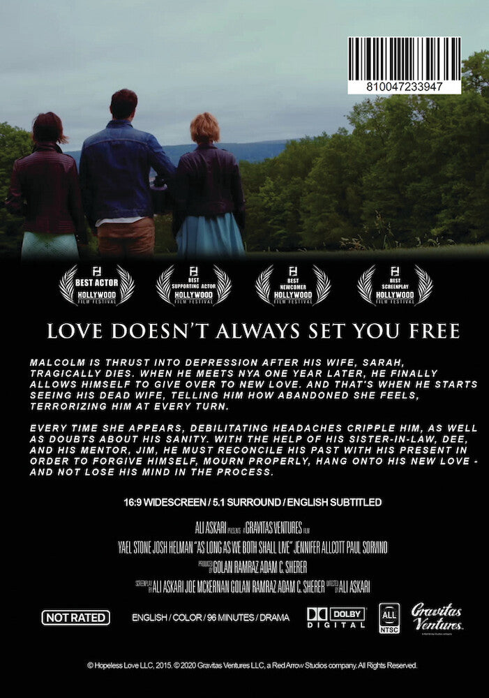 as long as we both shall live - Back Panel - DVD