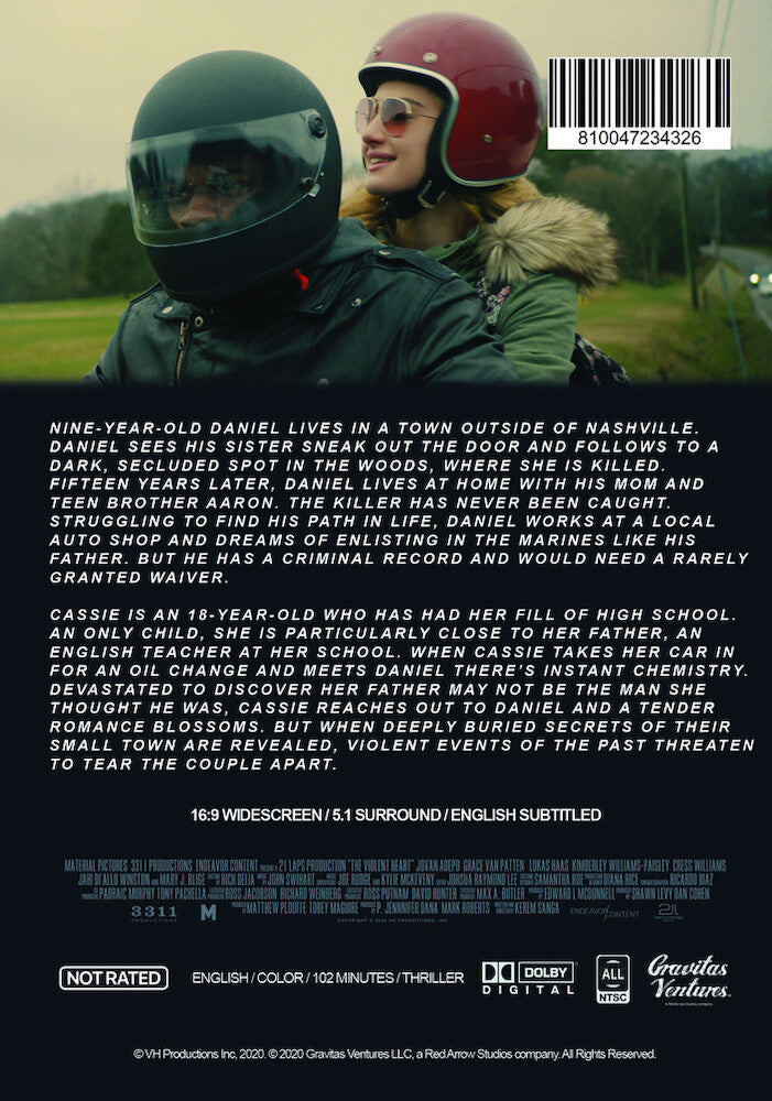 The Violent Heart - Back Panel - 