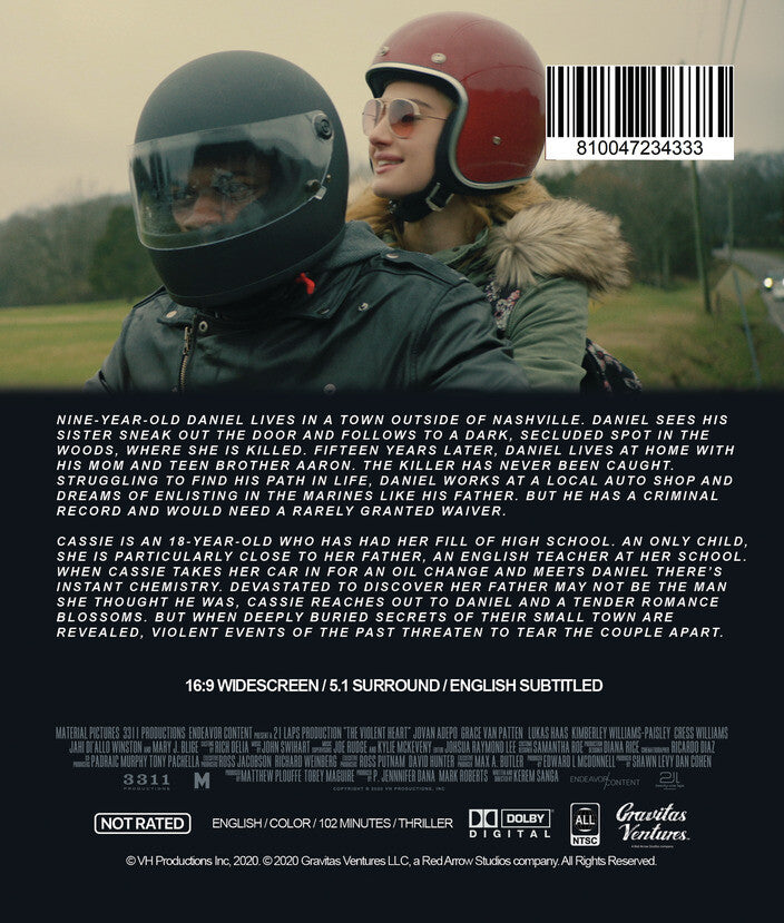 The Violent Heart - Back Panel - 