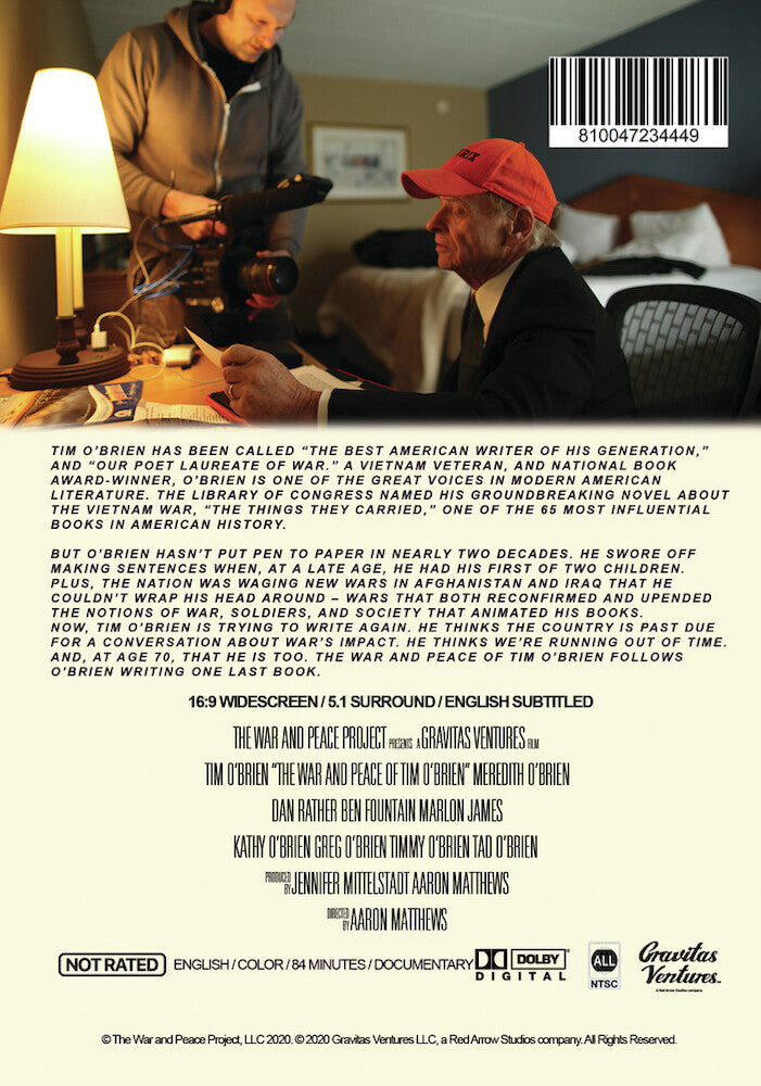 The War and Peace of Tim O'Brien - Back Panel - 