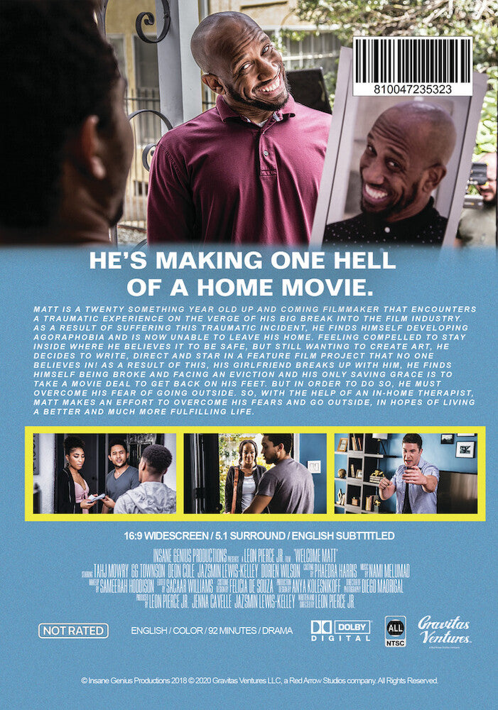 welcome matt - Back Panel - DVD