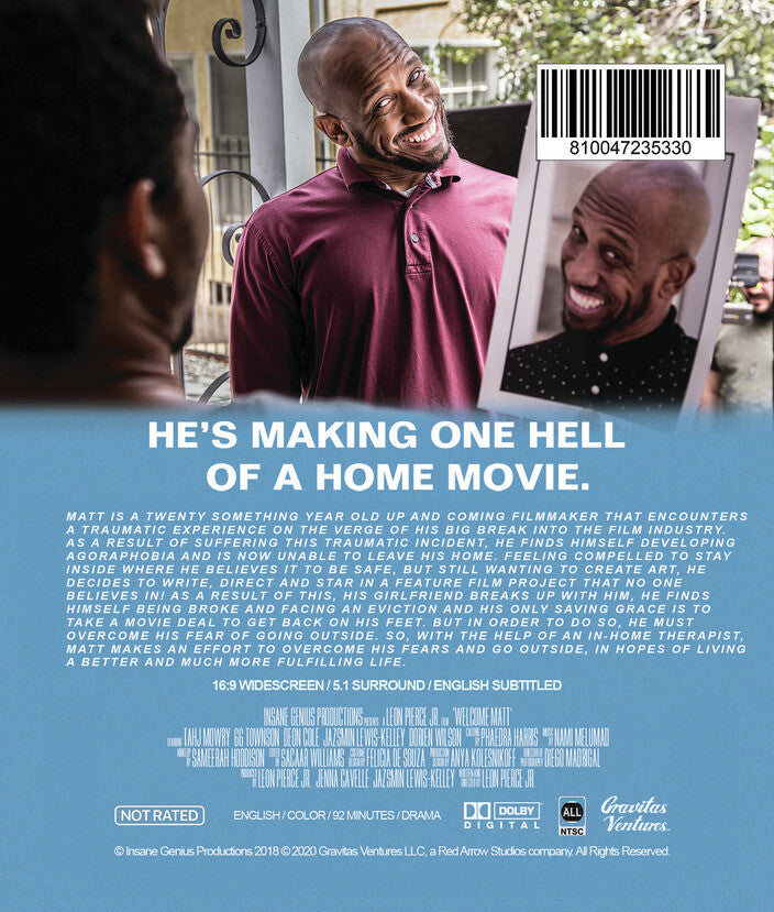 welcome matt - Back Panel - Blu-ray