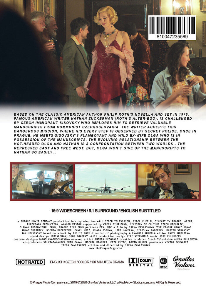 the prague orgy - Back Panel - DVD
