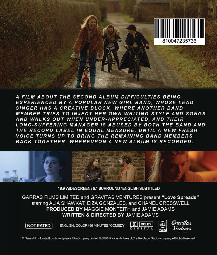 love spreads - Back Panel - Blu-ray