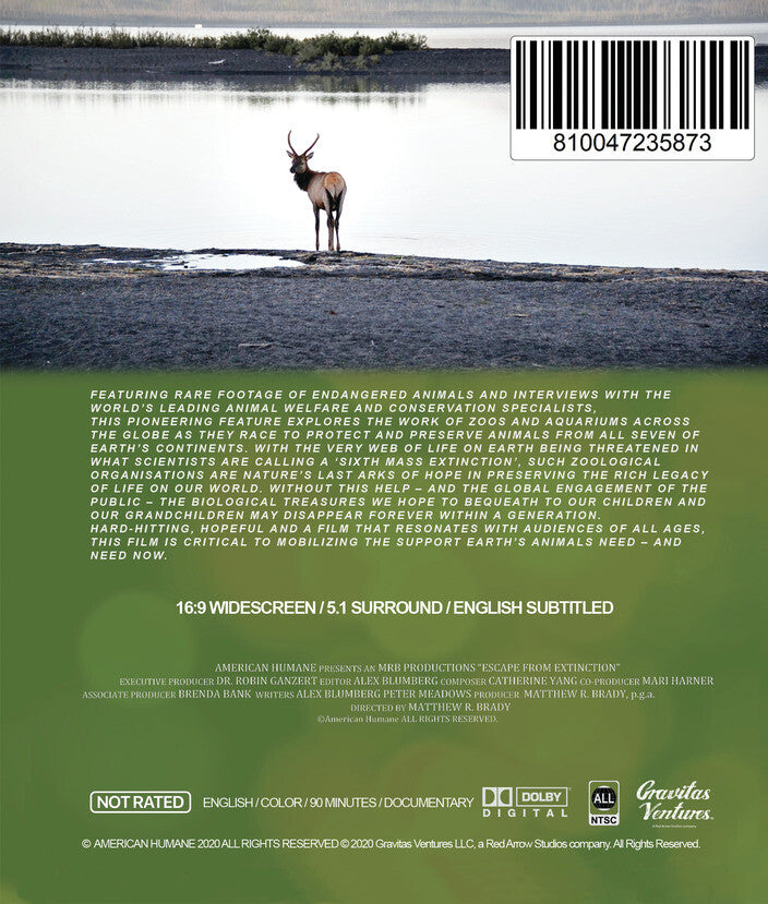 Escape from Extinction - Back Panel - 