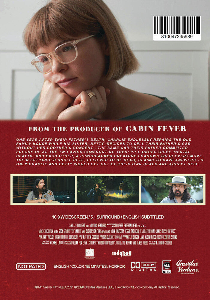 woe - Back Panel - DVD