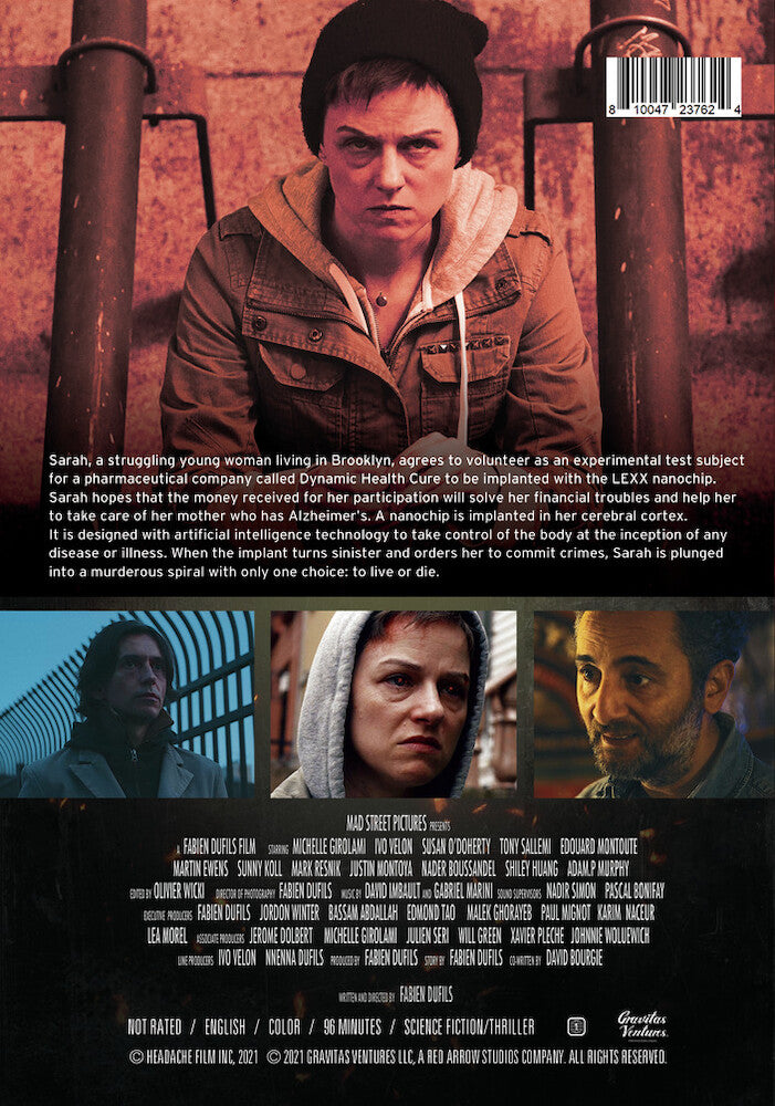 implanted - Back Panel - DVD