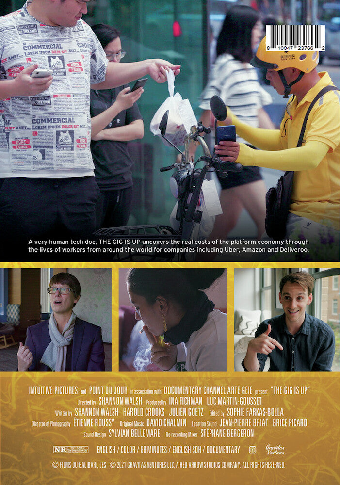 the gig is up - Back Panel - DVD