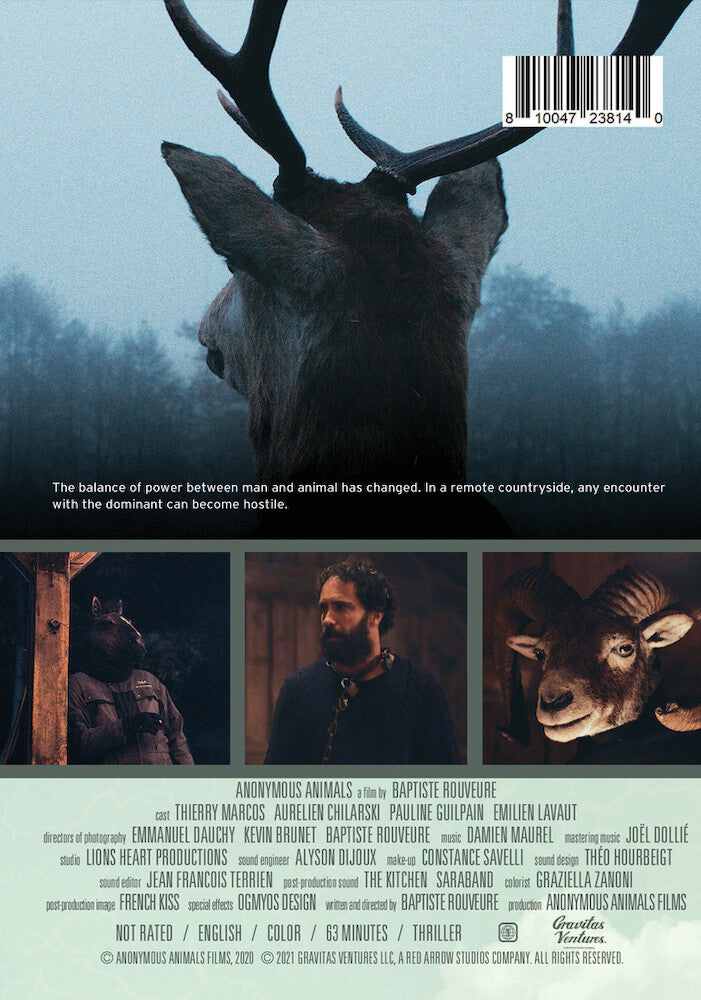 anonymous animals - Back Panel - DVD