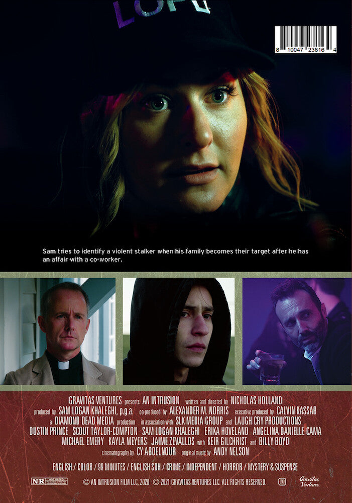 an intrusion - Back Panel - DVD