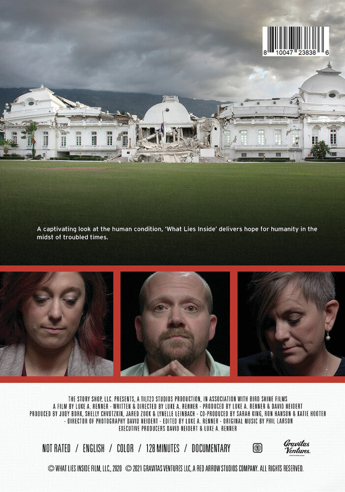 what lies inside: healing in the face of trauma - Back Panel - DVD