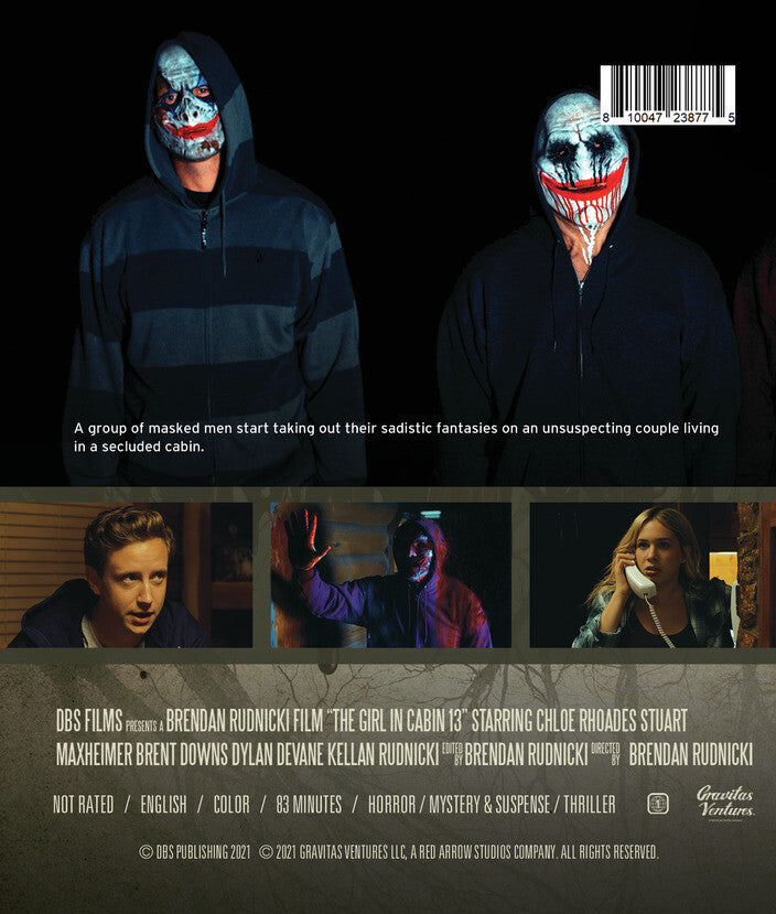 The Girl in Cabin 13 - Back Panel - 