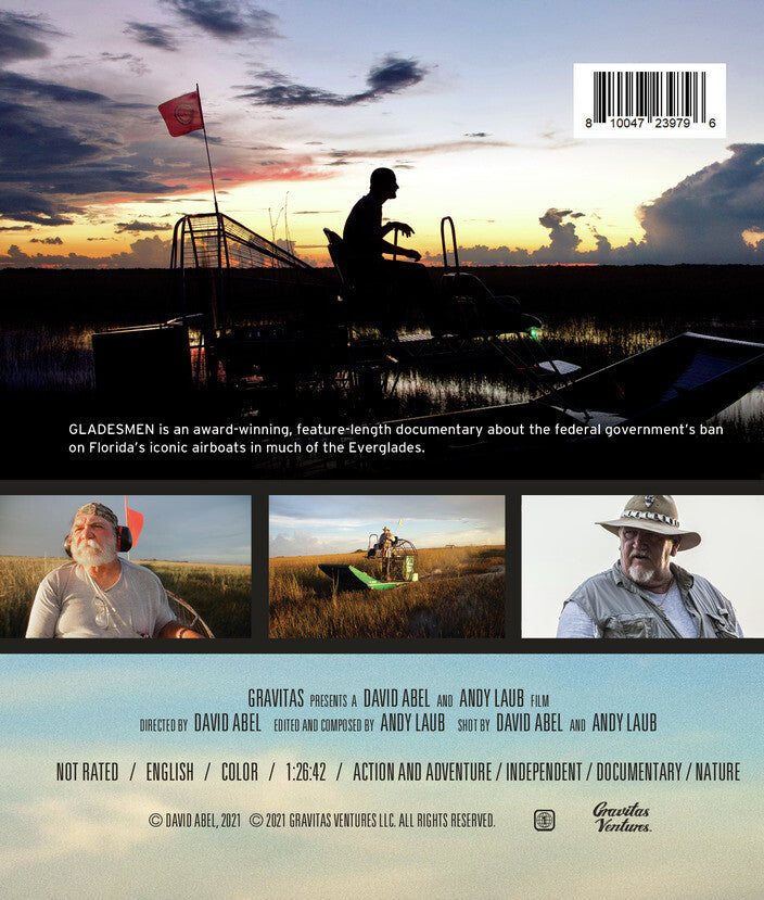 Gladesmen: The Last of the Sawgrass Cowboys - Back Panel - 