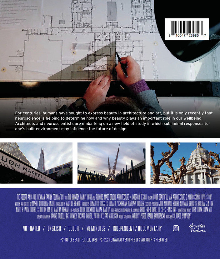 Built Beautiful: An Architecture and Neuroscience Love Story with Narration by Martha Stewart - Back Panel - 