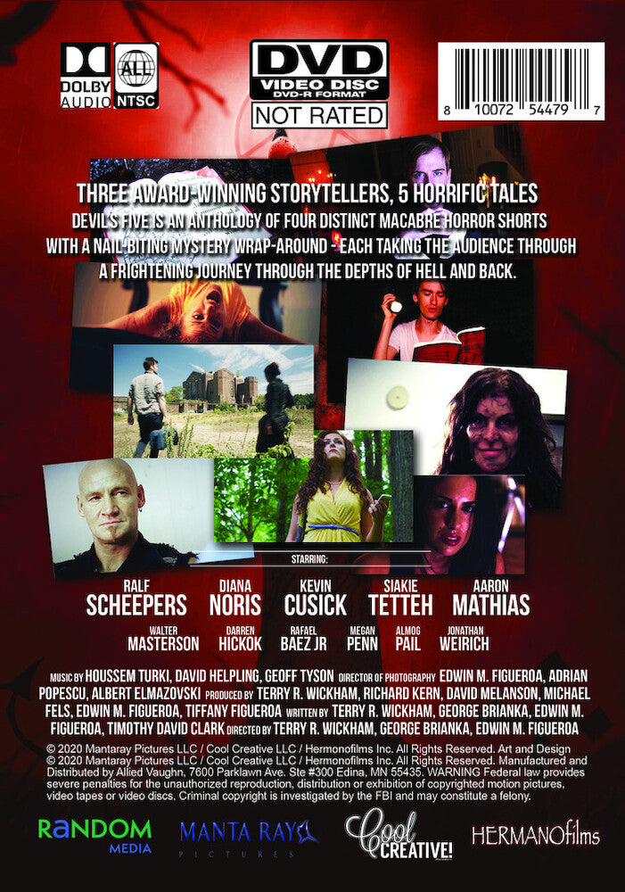 devil's five - Back Panel - DVD