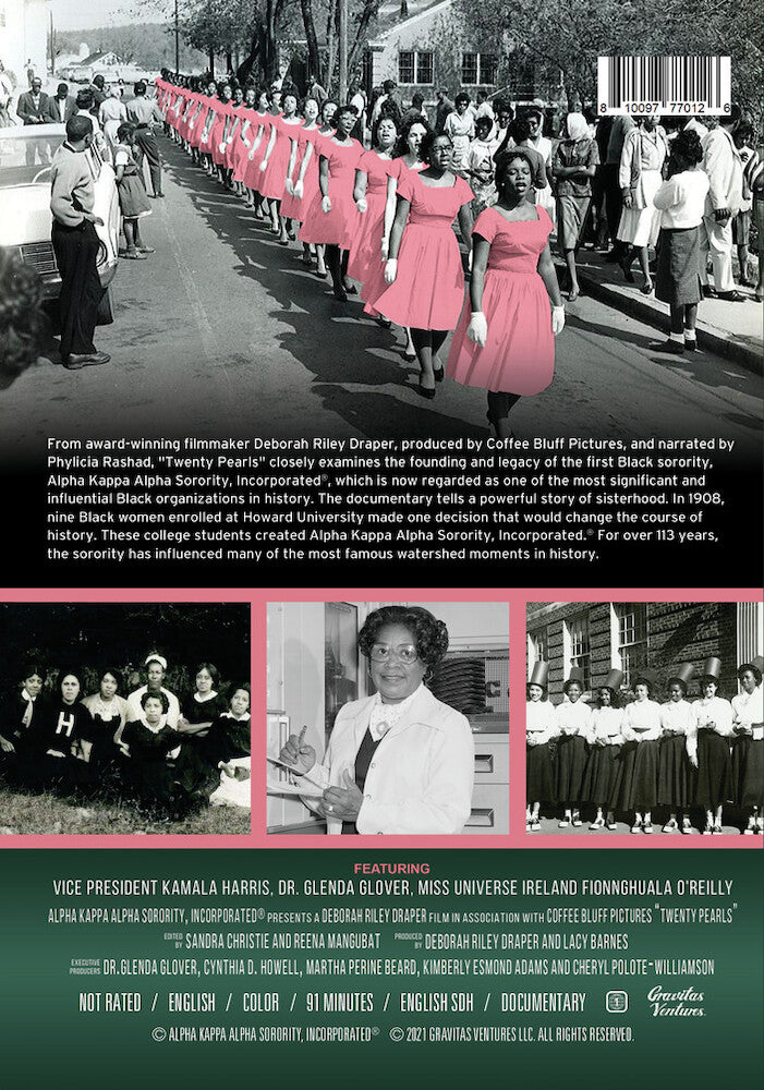 Twenty Pearls: The Story of Alpha Kappa Alpha Sorority - Back Panel - 