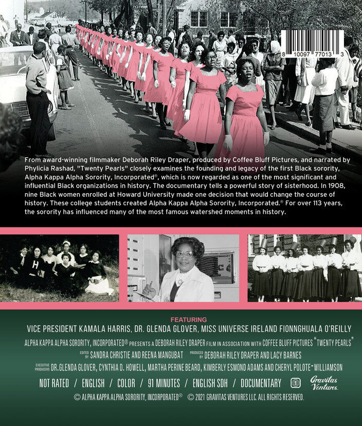 twenty pearls: the story of alpha kappa alpha sorority - Back Panel - Blu-ray