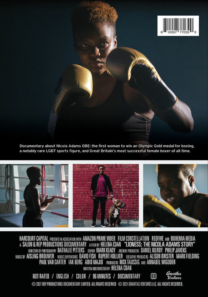 Lioness: The Nicola Adams Story - Back Panel - 