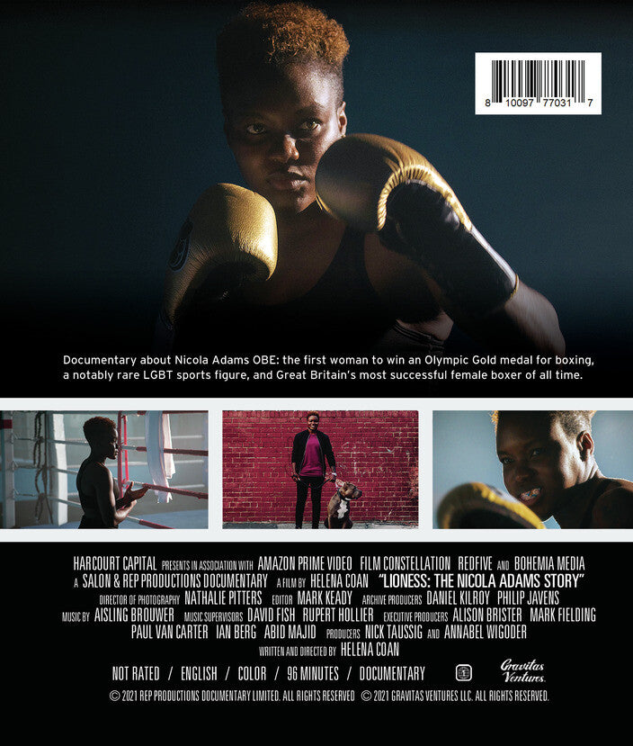 Lioness: The Nicola Adams Story - Back Panel - 