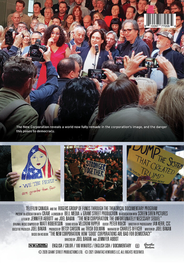 The New Corporation: The Unfortunately Necessary Sequel - Back Panel - 