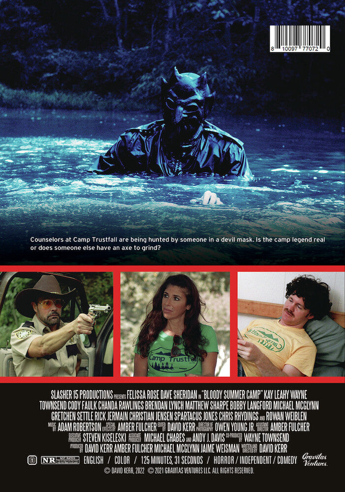 bloody summer camp - Back Panel - DVD