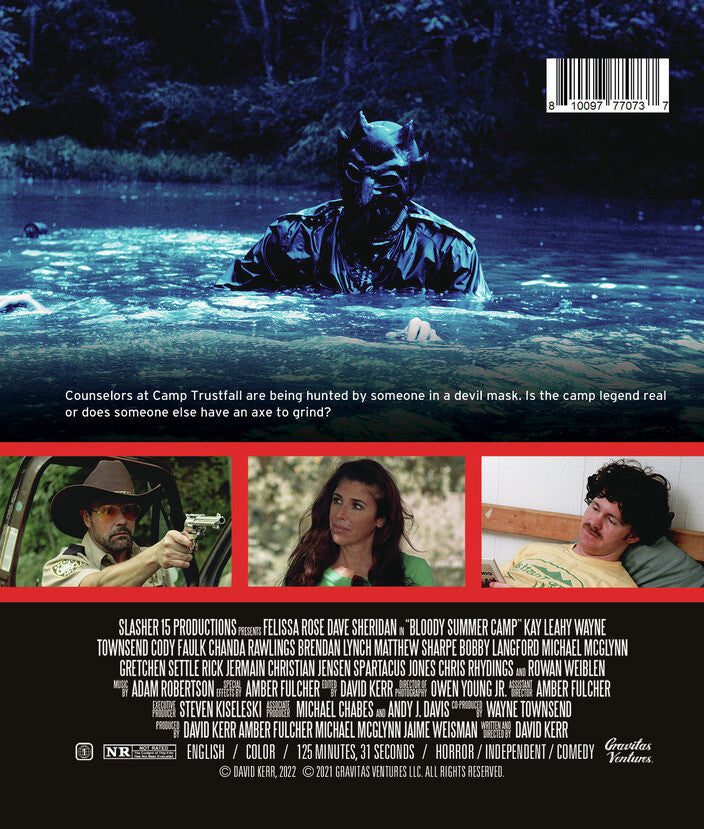 bloody summer camp - Back Panel - Blu-ray