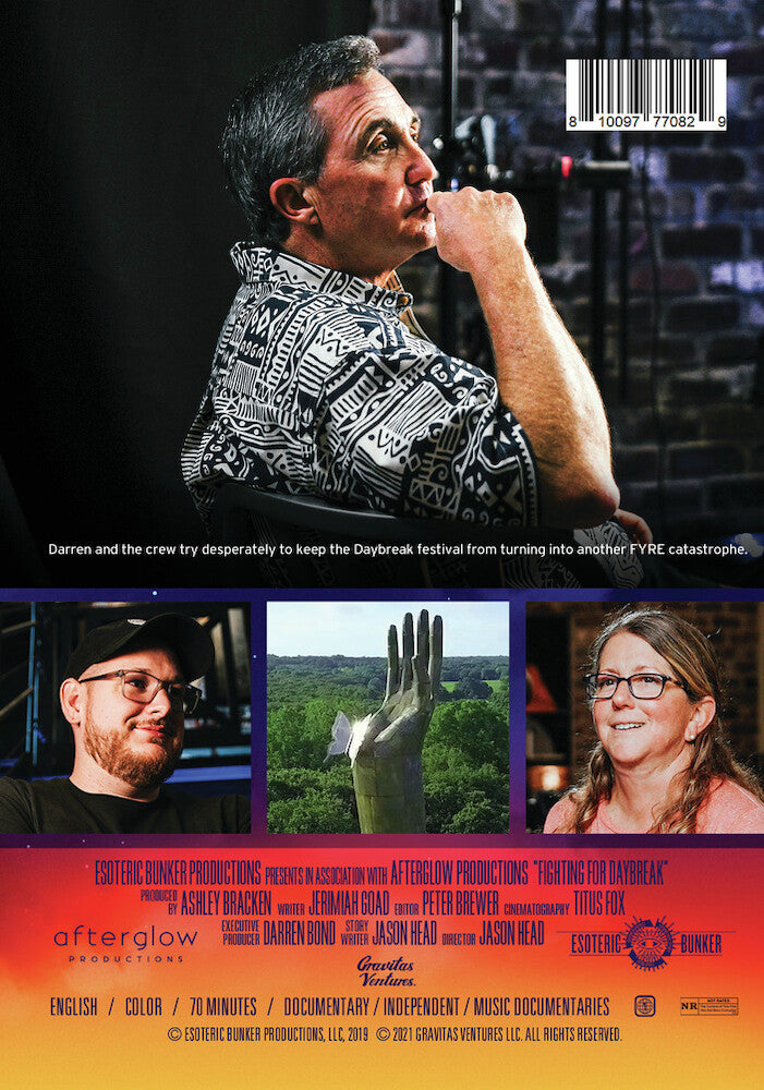 fighting for daybreak - Back Panel - DVD