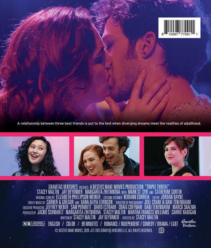 triple threat - Back Panel - Blu-ray