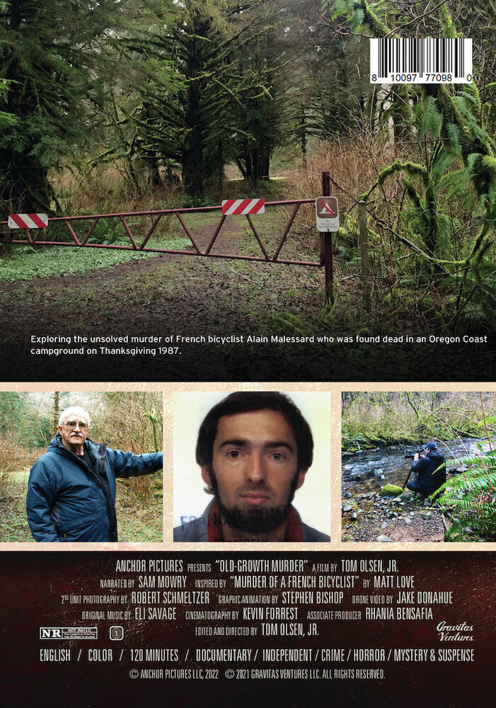 Old-Growth Murder - Back Panel - 
